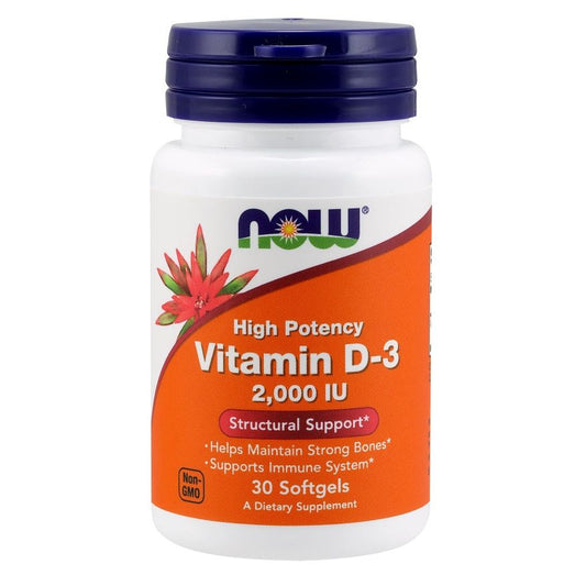 Vitamin D-3, 2000 IU - 30 softgels