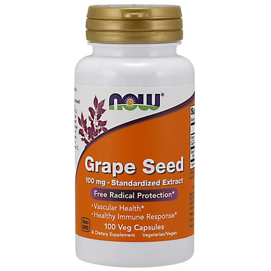 Grape Seed Standardized Extract, 100mg - 100 vcaps