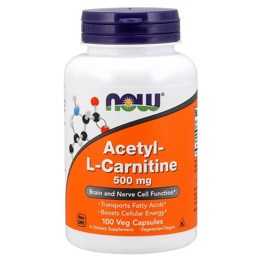 Acetyl-L-Carnitine, 500mg - 100 vcaps