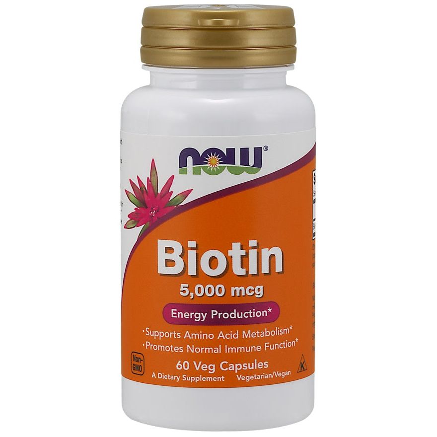 Biotin, 5000mcg - 60 vcaps