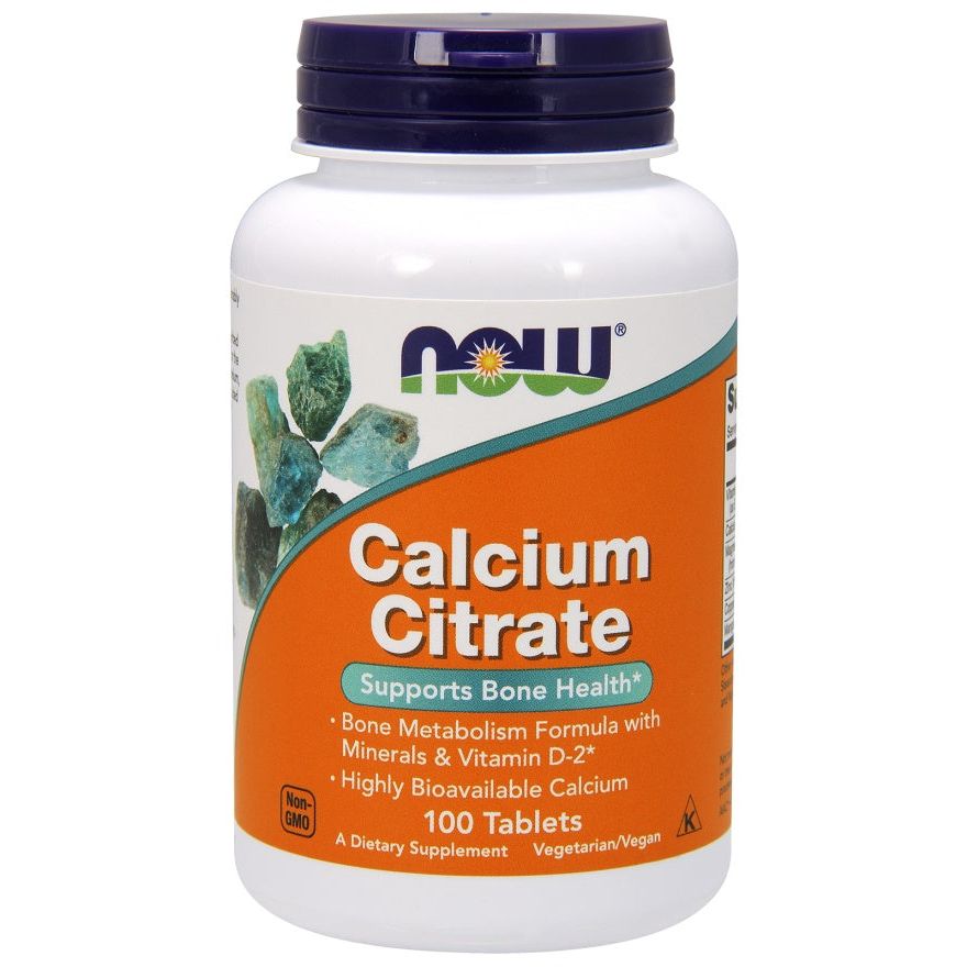 Calcium Citrate with Minerals & Vitamin D-2 - 100 tablets