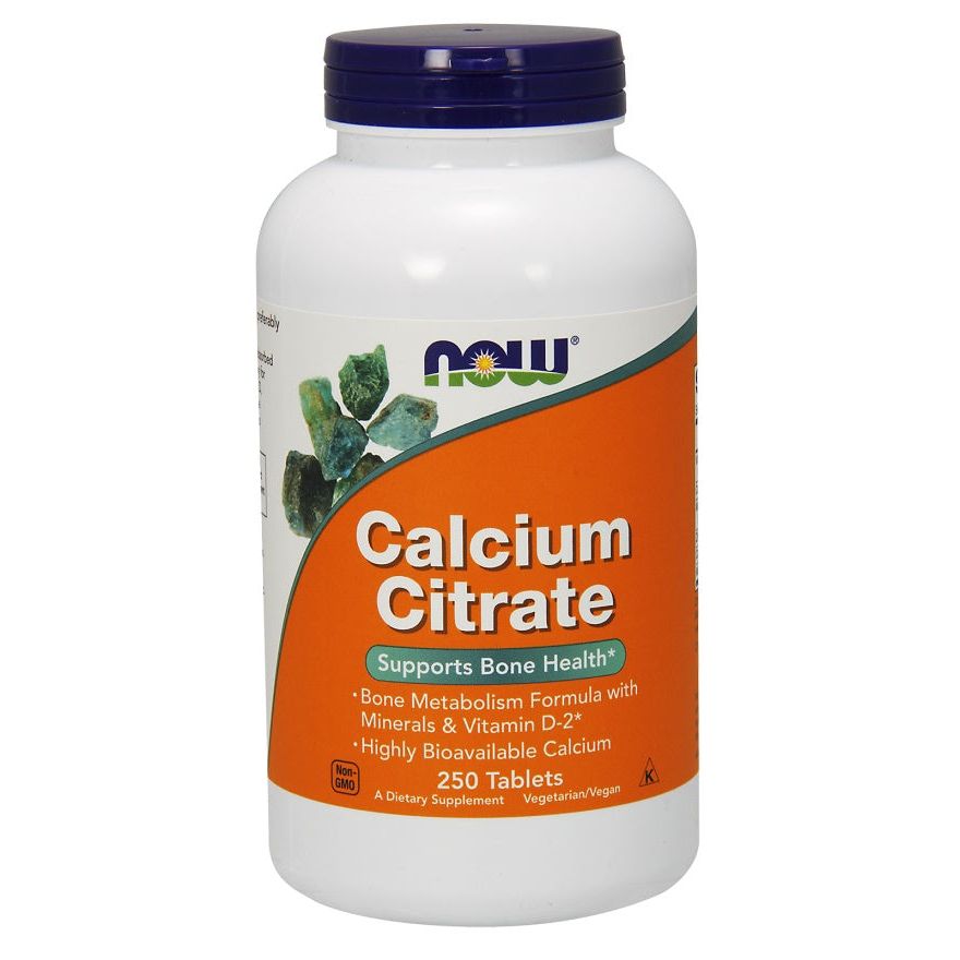 Calcium Citrate with Minerals & Vitamin D-2 - 250 tablets
