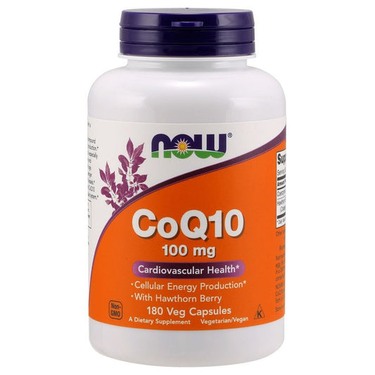 CoQ10 with Hawthorn Berry, 100mg - 180 vcaps