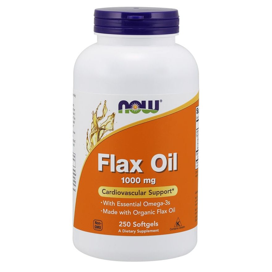 Flax Oil, 1000mg - 250 softgels