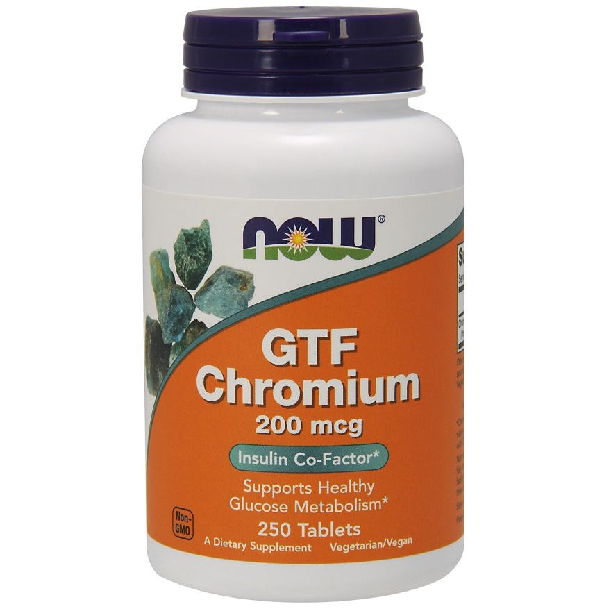GTF Chromium, 200mcg - 250 tablets