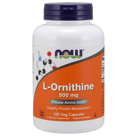 L-Ornithine, 500mg - 120 vcaps
