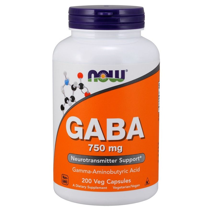 GABA, 750mg - 200 vcaps