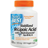 Stabilized R-Lipoic Acid with Na-RALA, 100mg - 180 vcaps