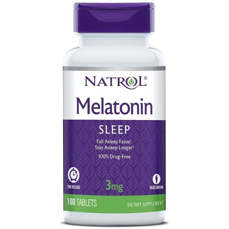 Melatonin Time Release, 3mg - 100 tablets