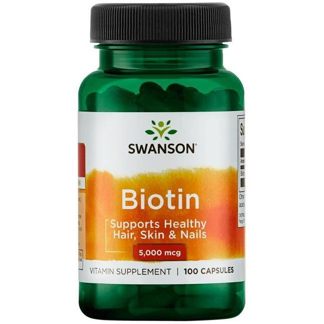 Biotin, 5000mcg - 100 caps