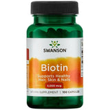 Biotin, 5000mcg - 100 caps