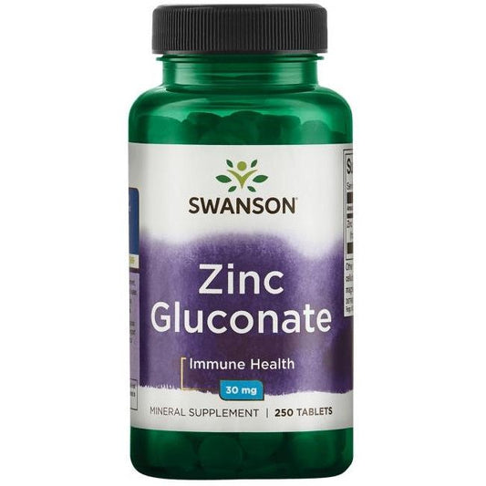 Zinc Gluconate, 30mg - 250 tablets