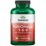 MultiOmega 3-6-9 - Flax & Borage & Fish Oils - 120 softgels