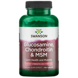 Glucosamine, Chondroitin & MSM, 750mg - 120 tablets