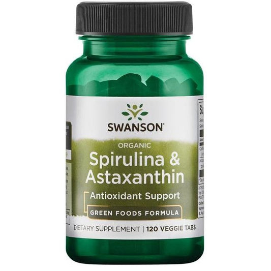Spirulina & Astaxanthin - 120 veggie tablets