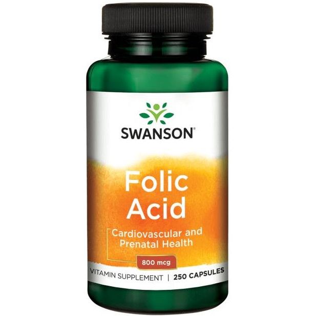 Folic Acid, 800mcg - 250 caps