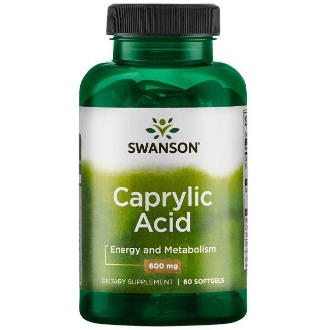 Caprylic Acid, 600mg - 60 softgels