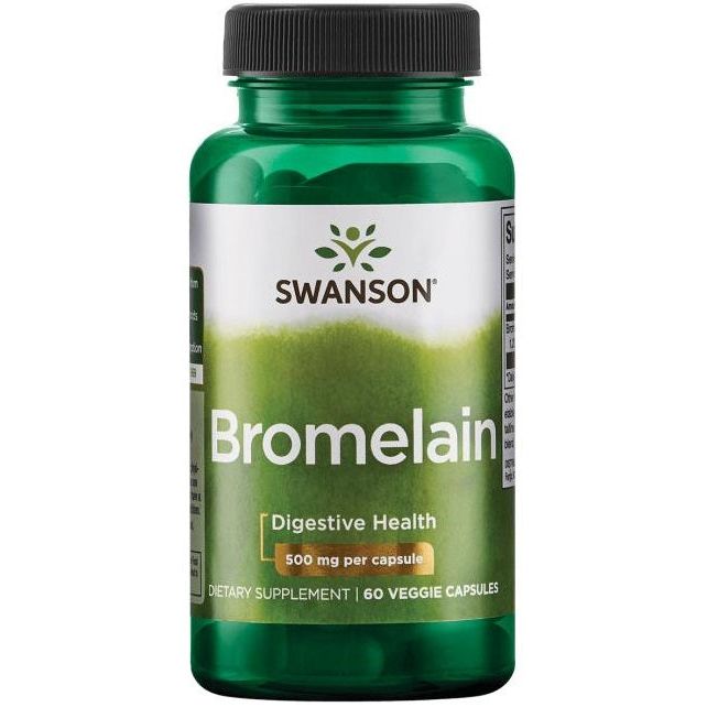 Bromelain, 500mg - 60 vcaps