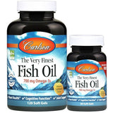 The Very Finest Fish Oil - 700mg Omega-3s, Natural Orange - 120 + 30 softgels