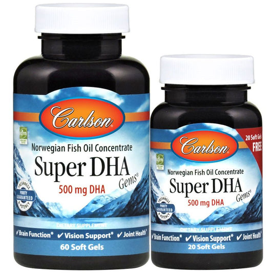 Super DHA Gems, 500mg - 60 + 20 softgels