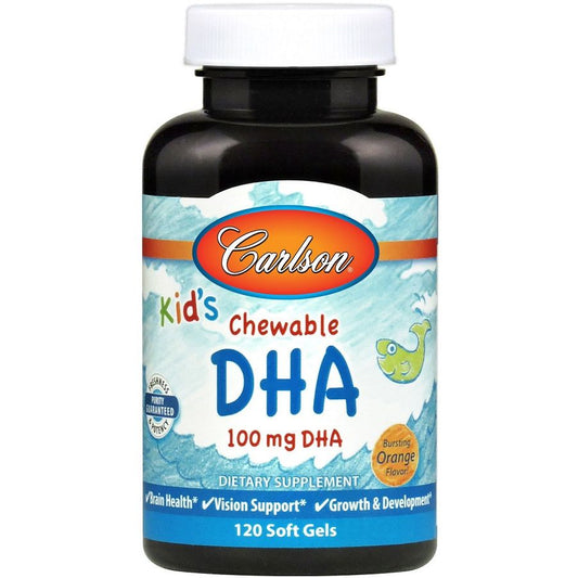 Kid's Chewable DHA, 100mg Orange - 120 softgels