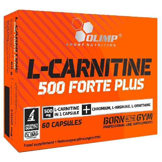 L-Carnitine 500 Forte Plus - 60 caps