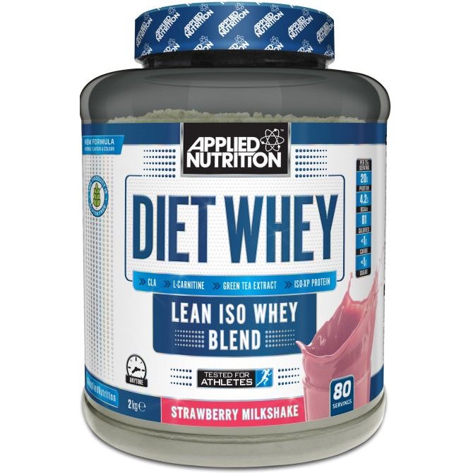 Diet Whey, Strawberry (EAN 634158938122) - 2000 grams
