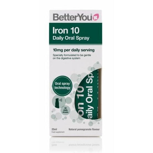 Iron 10 Daily Oral Spray (10mg), Pomegranate - 25 ml.