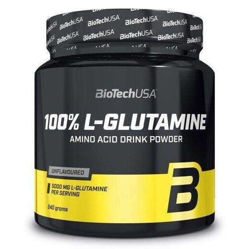 100% L-Glutamine, Unflavoured - 240 grams
