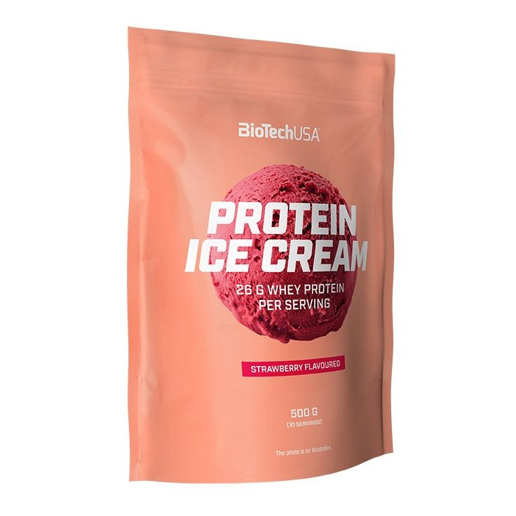 Protein Ice Cream, Strawberry - 500 grams