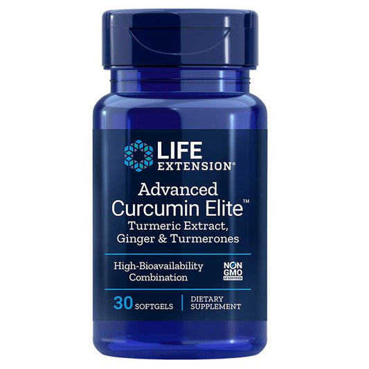 Advanced Curcumin Elite Turmeric Extract, Ginger & Turmerones - 30 softgels