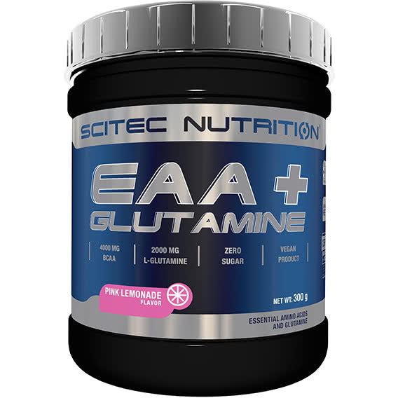 EAA + Glutamine, Pink Lemonade - 300 grams