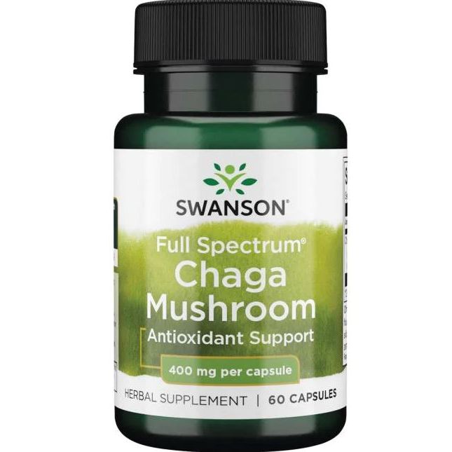 Full Spectrum Chaga Mushroom, 400mg - 60 caps
