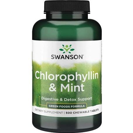 Chlorophyllin & Mint - 500 chewable tablets