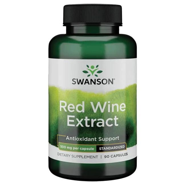 Red Wine Extract, 500mg - 90 caps
