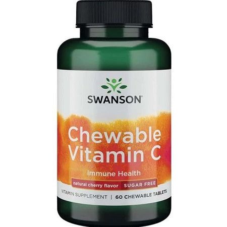 Chewable Vitamin C, Natural Cherry Flavour - 60 chewable tablets