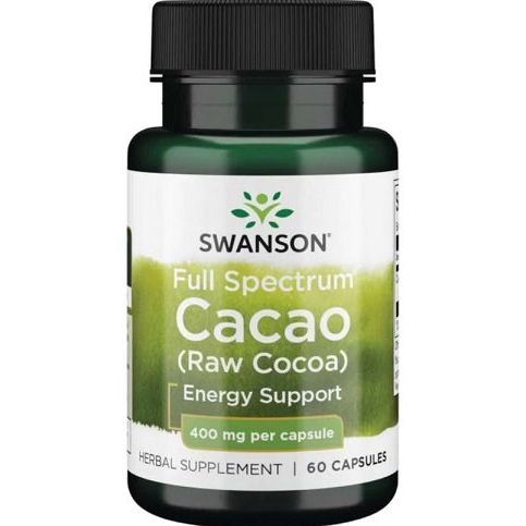 Full Spectrum Cacao (Raw Cocoa), 400mg - 60 caps