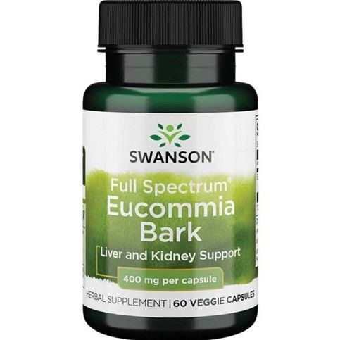 Full Spectrum Eucommia Bark, 400mg - 60 vcaps