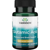 Glutamic Acid, 500mg - 60 vcaps