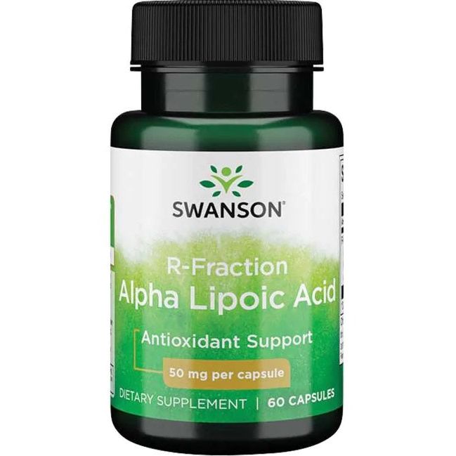 R-Fraction Alpha Lipoic Acid, 50mg - 60 caps