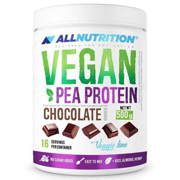 Vegan Pea Protein, Chocolate - 500 grams