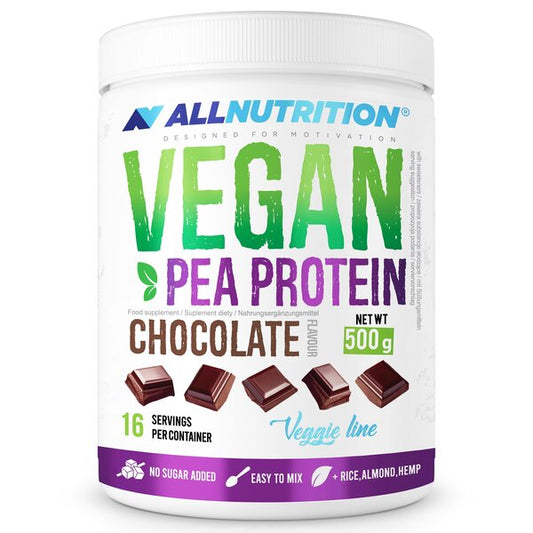Vegan Pea Protein, Chocolate - 500 grams