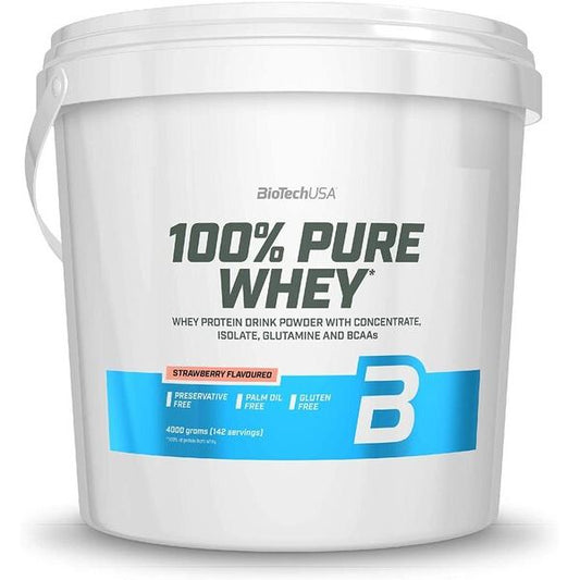 100% Pure Whey, Strawberry - 4000 grams