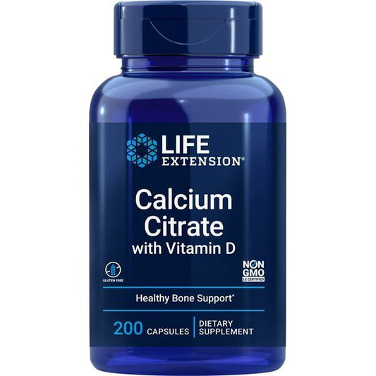 Calcium Citrate with Vitamin D - 200 vcaps
