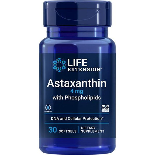 Astaxanthin with Phospholipids, 4mg - 30 softgels