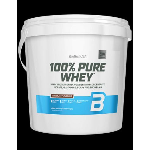 100% Pure Whey, Chocolate - 4000 grams