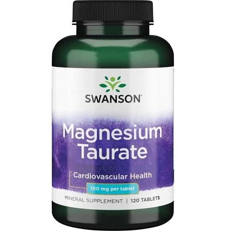 Magnesium Taurate, 100mg - 120 tablets