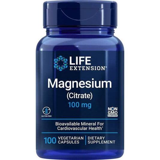 Magnesium (Citrate), 100mg - 100 vcaps