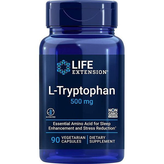 L-Tryptophan, 500mg - 90 vcaps