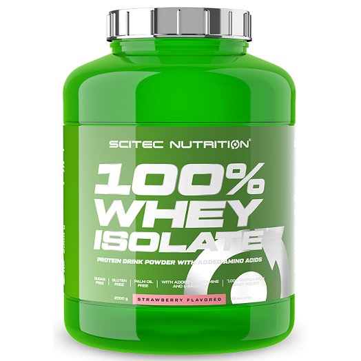 100% Whey Isolate, Strawberry - 2000 grams